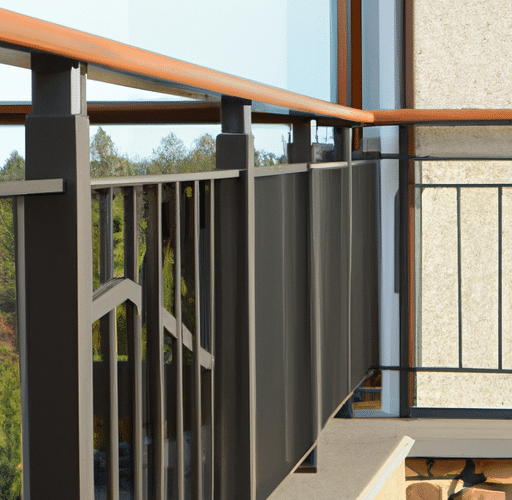 Elegancka balustrada balkonowa ze stali nierdzewnej – idealna do Twojego domu
