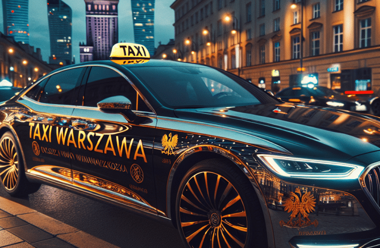 Luksusowe taxi Warszawa: Jak podróżować z klasą po stolicy?