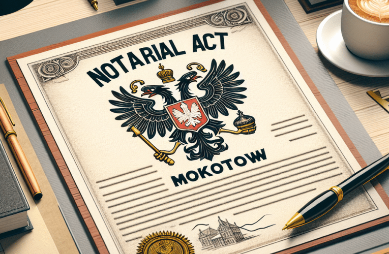 Akt notarialny Mokotów: Jak przygotować się do podpisania umowy w tej dzielnicy Warszawy?