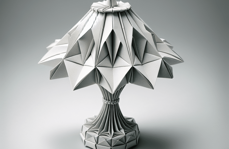 Lampy origami – jak złożyć stylowe oświetlenie do nowoczesnego wnętrza?