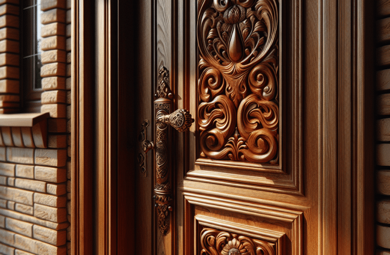 Drzwi wejściowe zewnętrzne drewniane – jak wybrać najlepsze do Twojego domu?