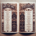 druk kart menu warszawa