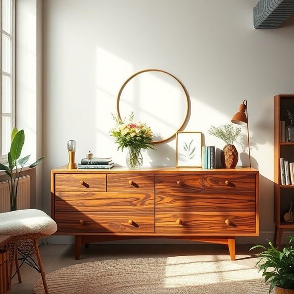 komoda drewniana łódź