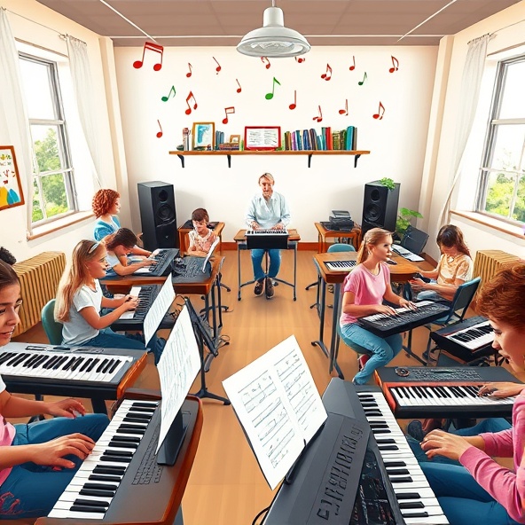 nauka gry na keyboardzie rybnik
