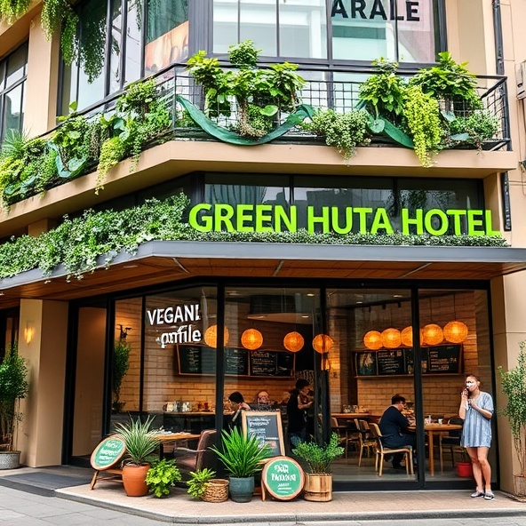 hotel z kuchnią wege