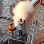 piaskowanie elewacji