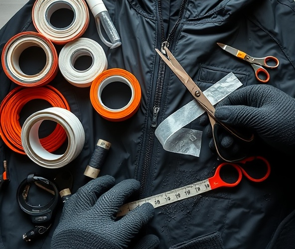 Jaką taśmę suwakową wybrać do naprawy przeciekającej kurtki?