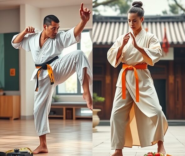 Czym się różni karate od kung fu, jeśli chcę schudnąć 10 kg?