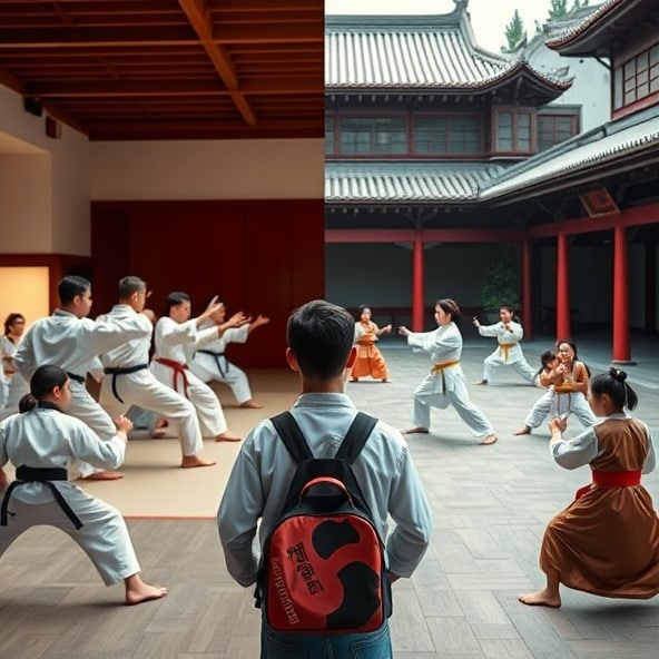 czym się różni karate od kung fu