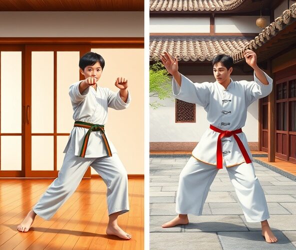 Czym się różni karate od kung fu dla początkujących?