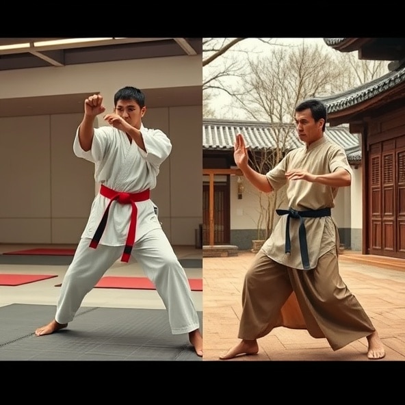 czym się różni karate od kung fu