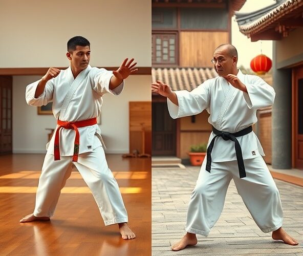 Czym się różni karate od kung fu przy wyborze szkoły?
