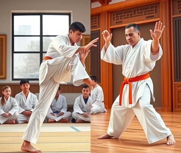 Czym się różni karate od kung fu dla początkujących w Polsce?