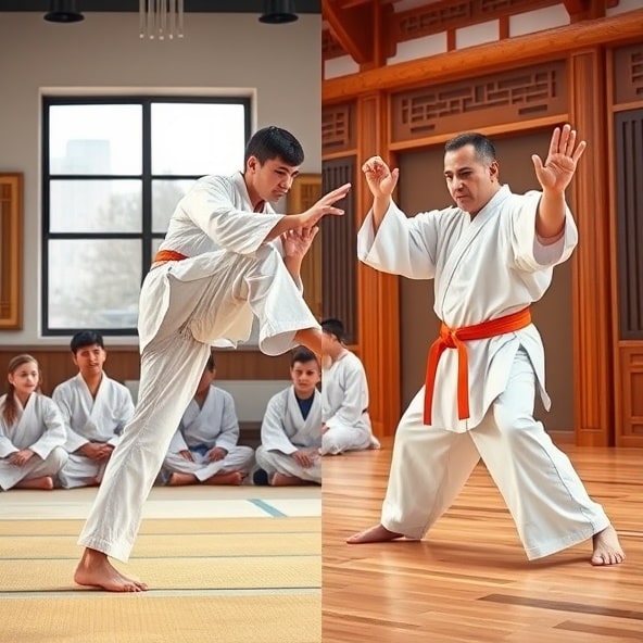 czym się różni karate od kung fu