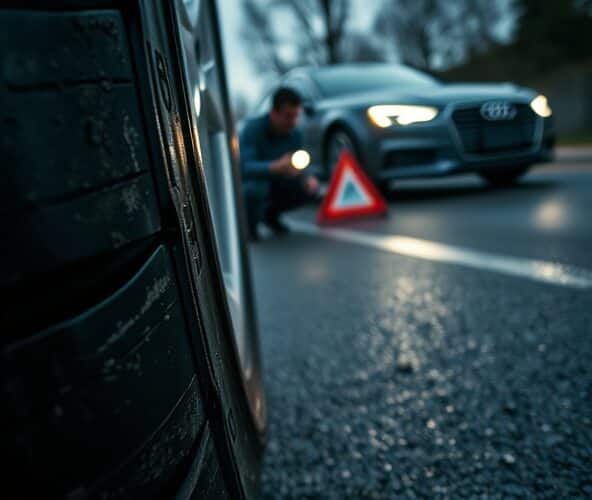 Czy spękania na oponie pozwolą bezpiecznie dojechać 50 km?