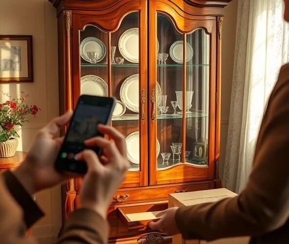 Jak prywatnie szybko sprzedać antyczną witrynę na OLX?