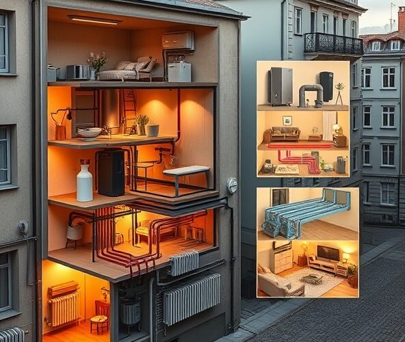 Centralne ogrzewanie w Warszawie w kamienicy: gaz, miejskie czy pompa?