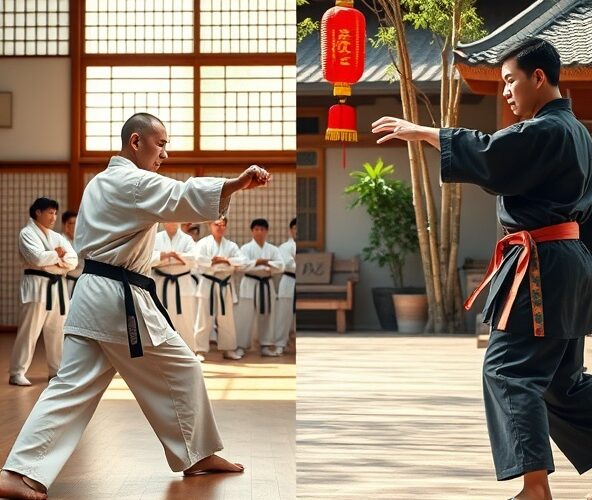 Czym się różni karate od kung fu w treningu początkujących?