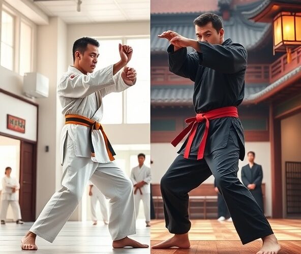 Czym się różni karate od kung fu w samoobronie dla początkujących?