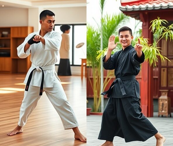 Czym się różni karate od kung fu dla początkujących?