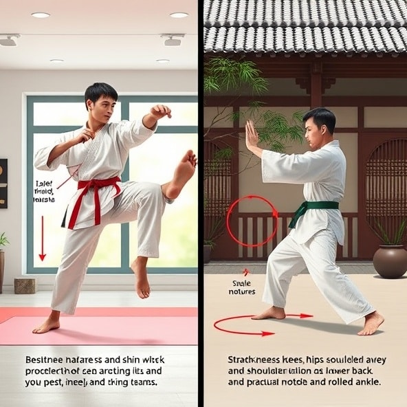 czym się różni karate od kung fu