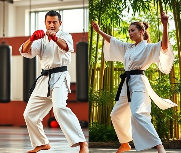 Czym się różni karate od kung fu, jeśli chcę poprawić kondycję?