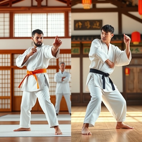 czym się różni karate od kung fu