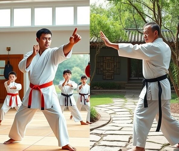 Czym się różni karate od kung fu dla początkujących?