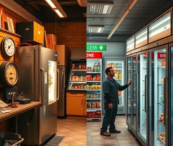 Jak hurtownia chłodnicza obniży rachunki sklepów o 25% wymianą?