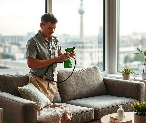 Czy professionelle polsterreinigung Berlin używa ekologicznych środków?