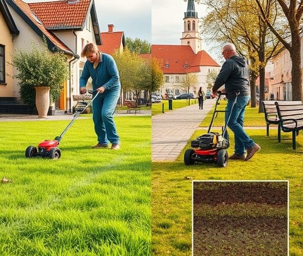 Jak wybrać zabieg: aeracja czy wertykulacja trawników w Grodzisku Mazowieckim?