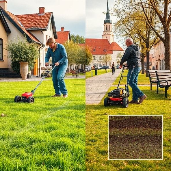wertykulacja trawników grodzisk mazowiecki