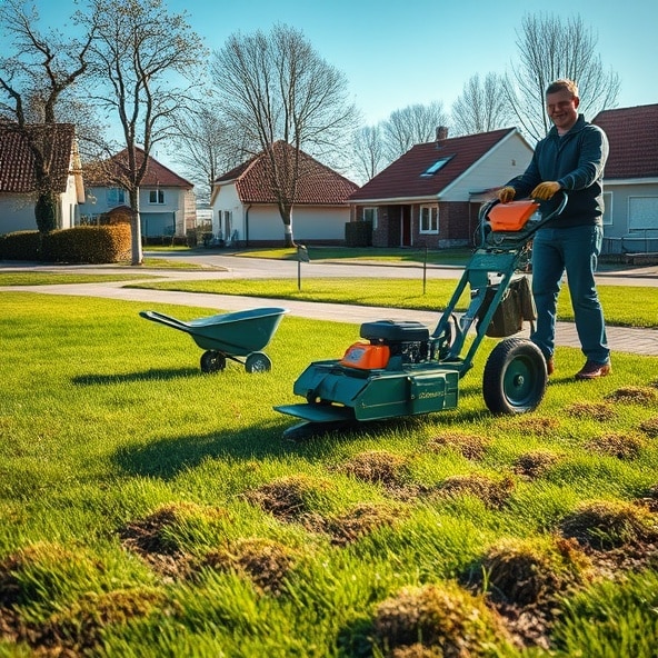 wertykulacja trawników grodzisk mazowiecki