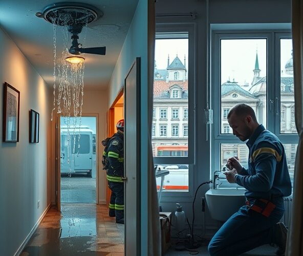 Co zrobić przy wycieku wody we Wrocławiu: pogotowie czy hydraulik?