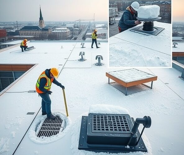 Jak wybrać wykonawcę dachów płaskich w Rybniku, by przetrwały śnieg?