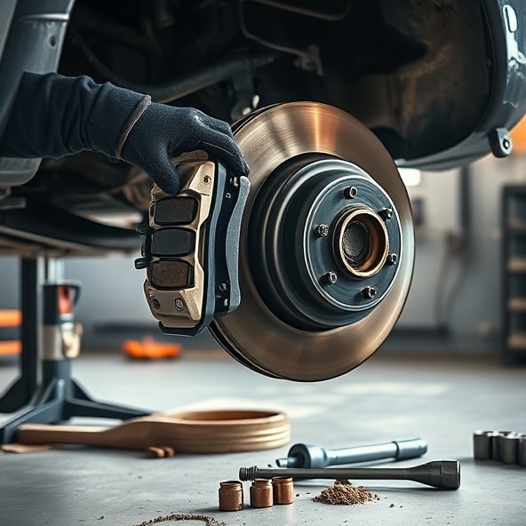 ile trwa wymiana klocków hamulcowych tył