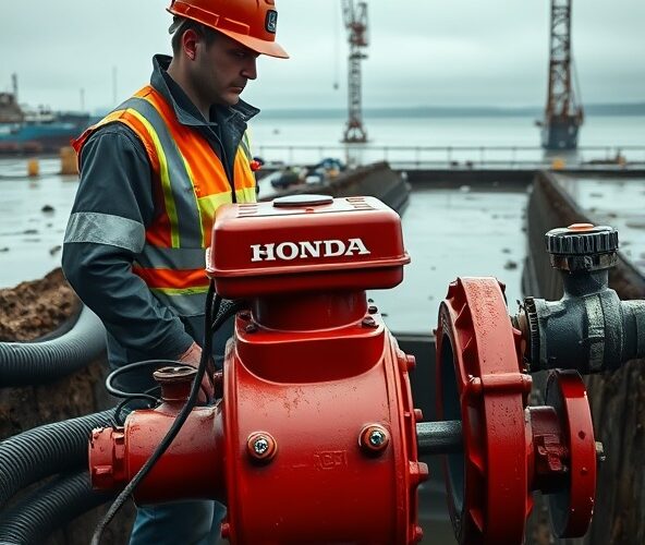 Jaką pompę Honda do odwadniania głębokich wykopów wybrać dla wykonawcy w Gdyni?