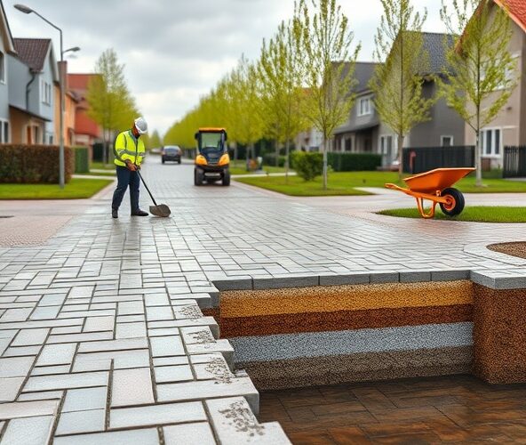 Jaką podbudowę zastosować przy układaniu kostki brukowej w Nadarzynie?