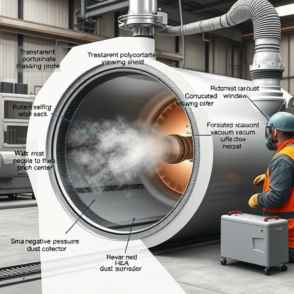 śrutowanie w rękaw