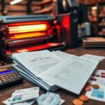 Jak obliczyć realny koszt druku offsetowego UV ulotek A5 135g? druk offsetowy uv