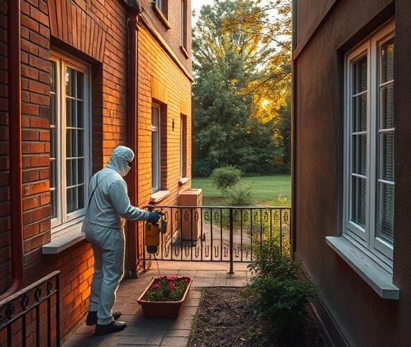 Czy odkomarzanie mieszkania na parterze na Pradze Północ przed wakacjami zmniejszy liczbę komarów z pobliskiej zieleni?