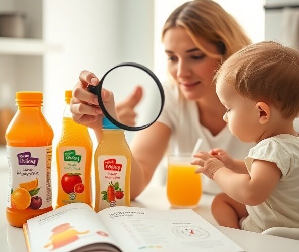 Jak czytać etykiety kupnych soków na odporność dla 1–3-latków?