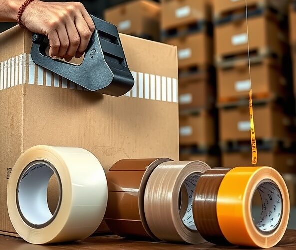 Jak dobrać taśmę pakową akrylową do ciężkich kartonów?