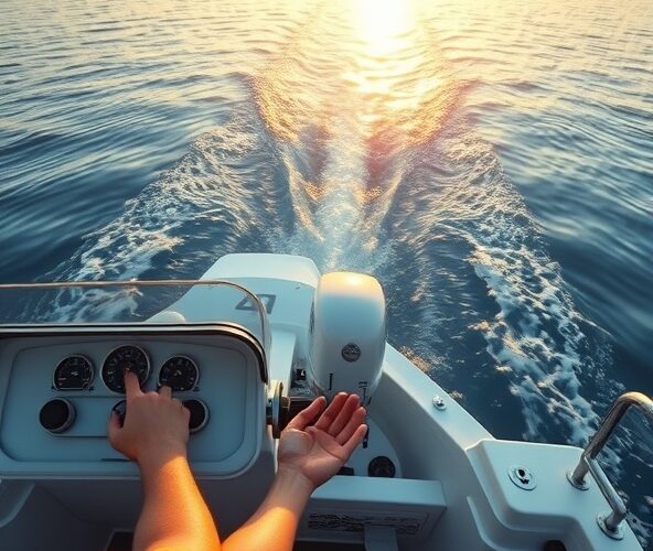 Jak ustawić trym silnika zaburtowego, żeby zmniejszyć spalanie na łodzi?