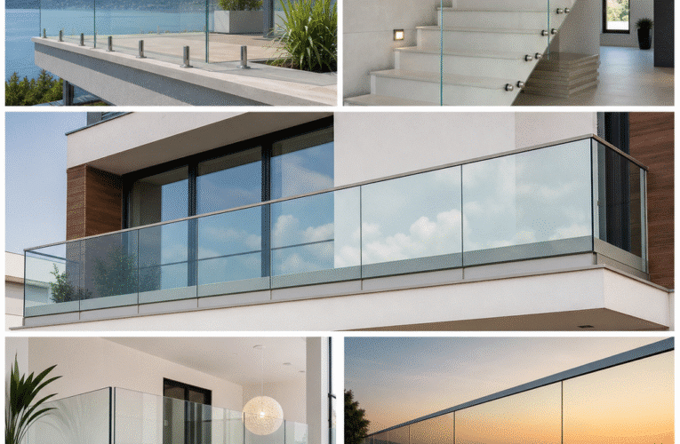 Balustrady szklane – elegancka ochrona i nowoczesny design w Twoim domu