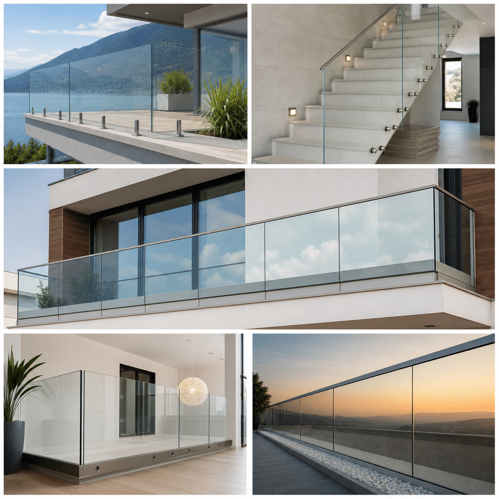balustrady szklane